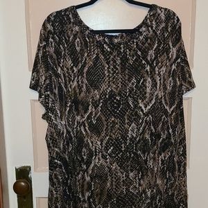 Snake skin print  t-shirt
